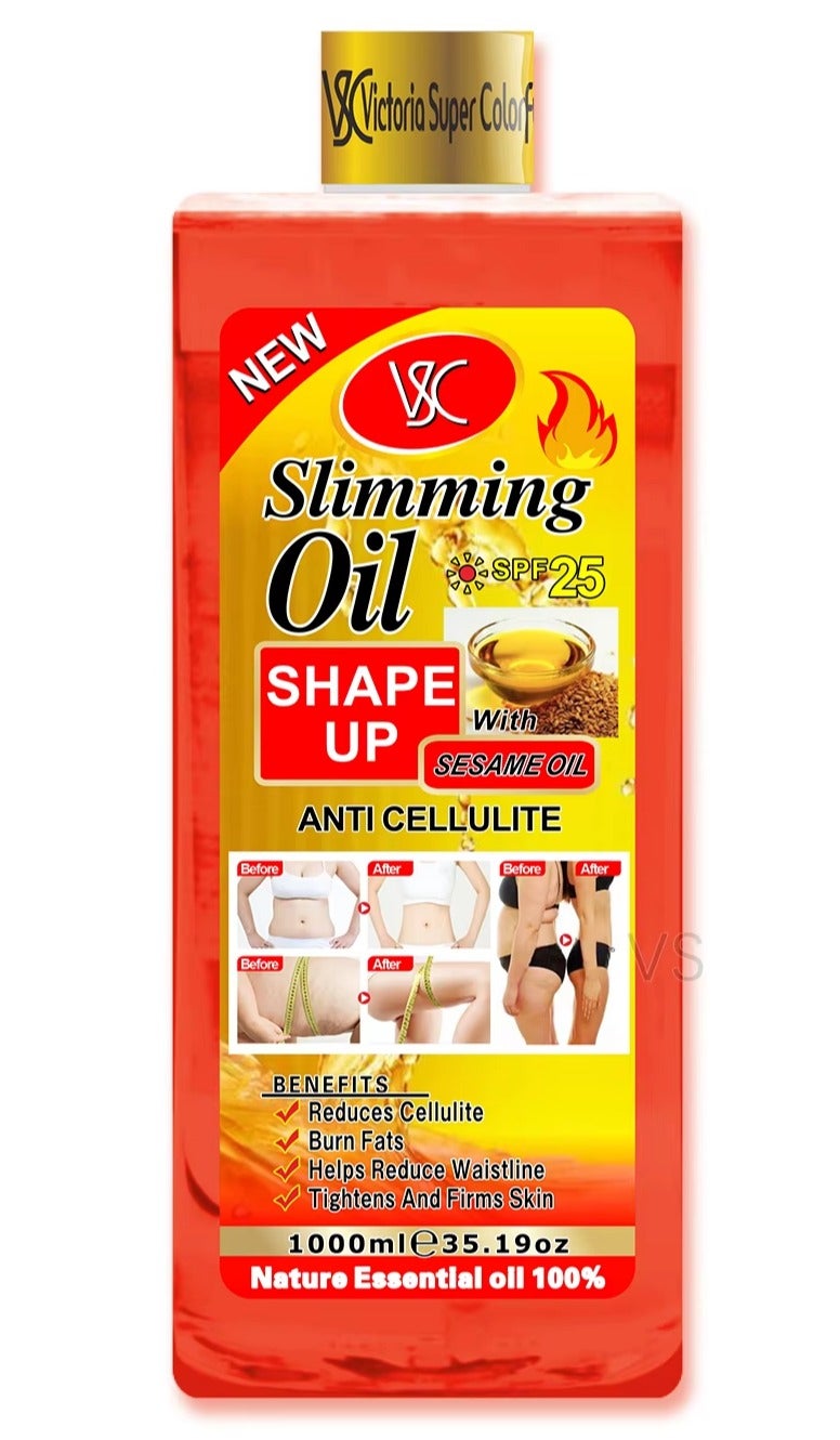 Slimming Oil Anti Cellulite With Sesame Oil 1000 ml